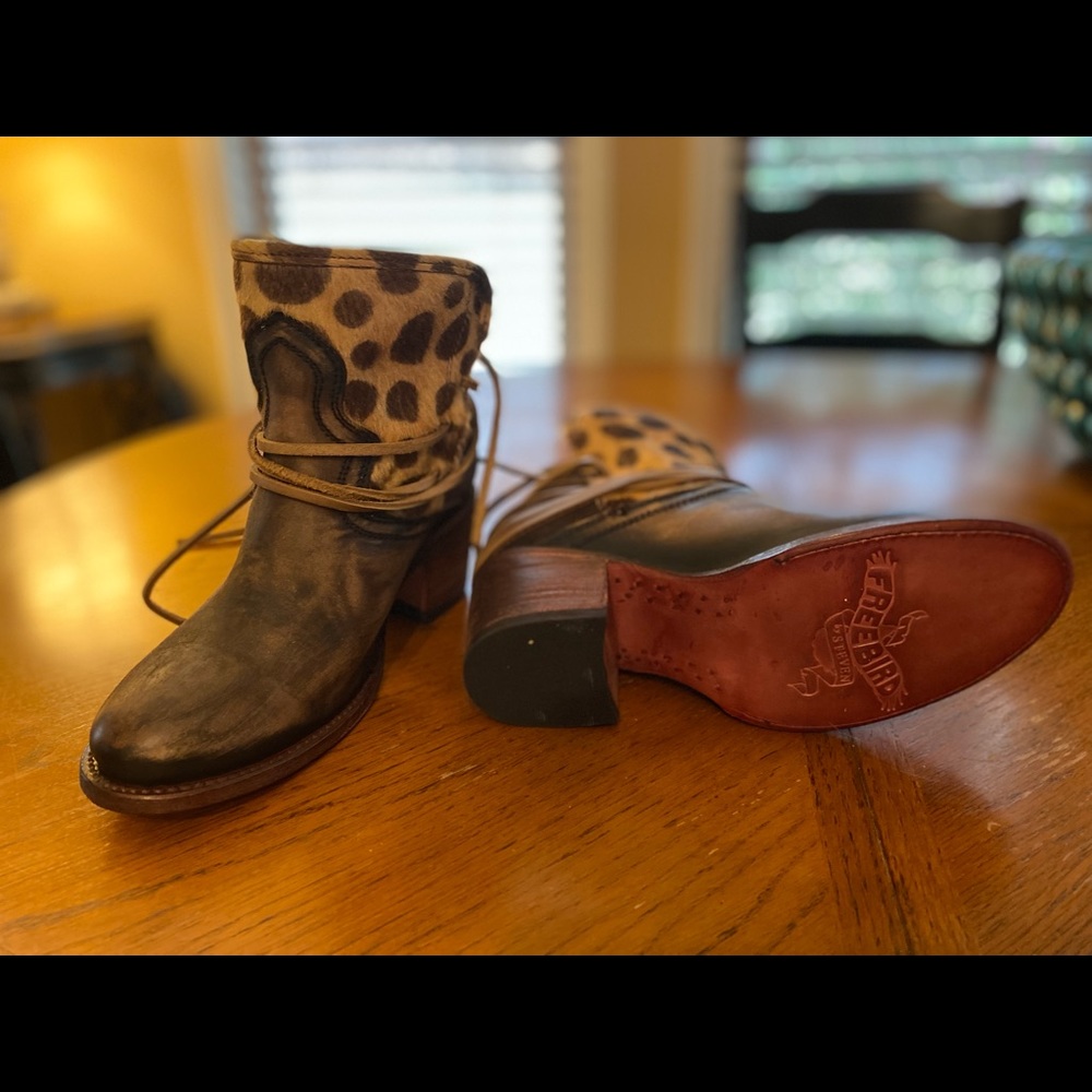 Freebird leopard boots